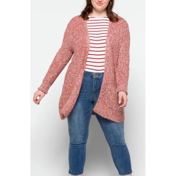 Steve Madden BB Dakota Odette Open Pocket Cardigan pink pockets size small s NWT - Picture 2 of 11
